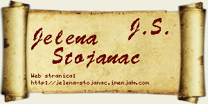 Jelena Stojanac vizit kartica